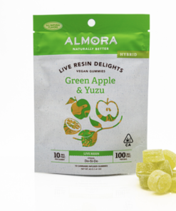 ALMORA – GUMMIES – LIVE RESIN – 100MG ( 10MG PER PIECE – 10 PIECES TOTAL)