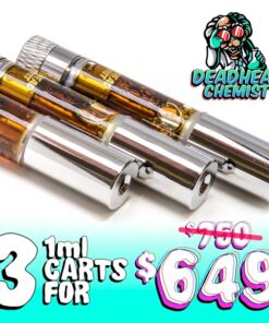 Deadhead Chemist 1ml DMT Cartridges – 3 Pack Deal