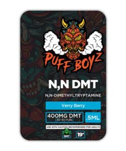 Puff Boyz DMT Vape Cartridge (.5ml / 400mg) – Verry Berry