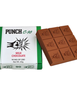 Punch Bar C‑90 Milk Chocolate – 90 mg CBD Edible Square